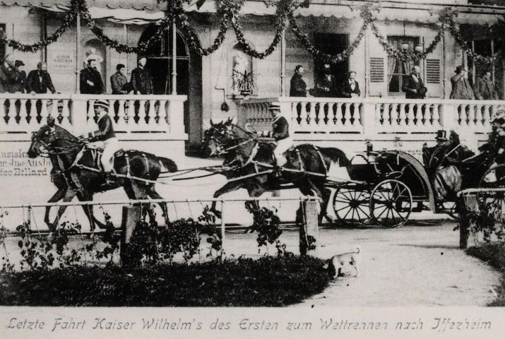 Bayrischer Hof in Baden-Baden historische Ansicht Kaiser Wilhelm