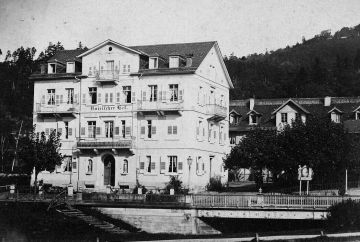 Hotel Bayrischer Hof Baden-Baden historische Ansicht von 1845