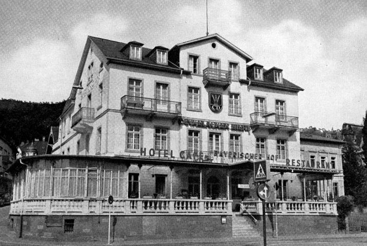 Bayrischer Hof in Baden-Baden historische Ansicht